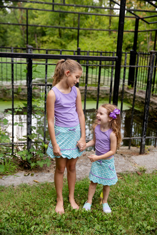 Part of Your World Twist Tank & Stride Skort Set