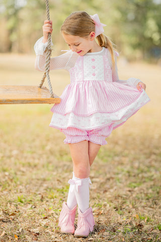 Blush & Bows Tunic-Ready to Ship