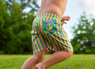 Citrus Splash Boy Shorts Swim