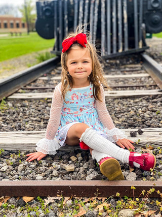 The Circus is in Town- Skirted Romper-RTS
