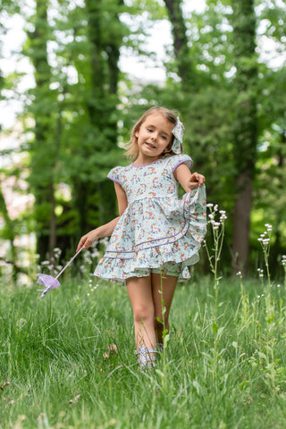 Unicorn and Rainbow Dreams-Knit Twirl Dress Set- Ready to Ship