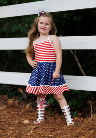 Land I Love Scalloped Activewear Dress
