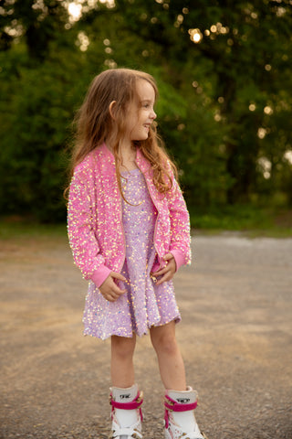Pink Sequin Jacket