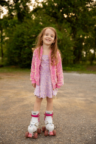 Pink Sequin Jacket