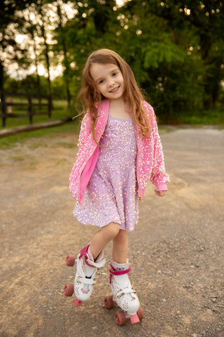 Pink Sequin Jacket