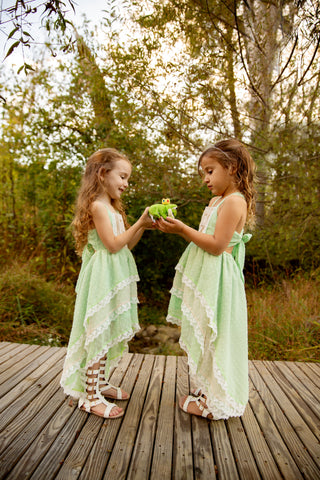 Tiana's Ocean Dance Hi-Lo Dress Set **Pre-Order Ships end of May**