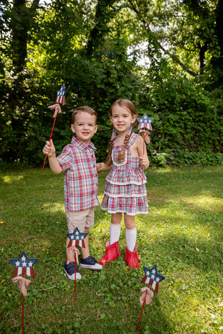 Liberty Lane Plaid Boys Shirt