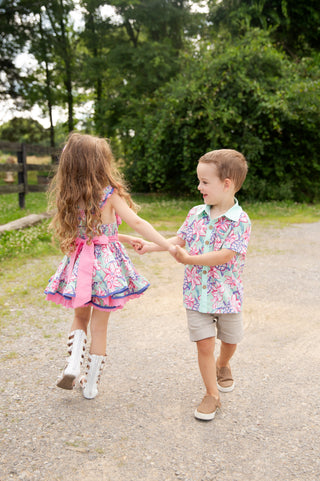 Turtle Pinafore Set