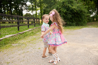 Turtle Pinafore Set