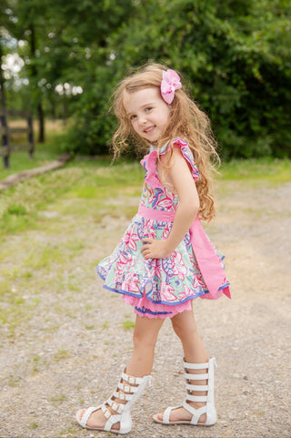 Turtle Pinafore Set