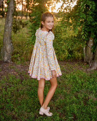 Blushing Pumpkins Twirl Dress **Pre-order ETA end of October**