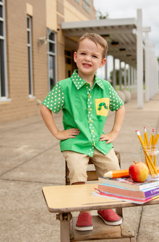 A Caterpillar's Colorful Journey Boy Shirt