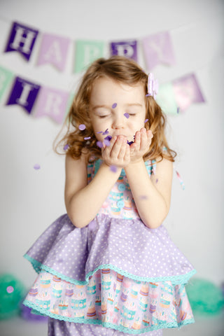 Birthday Wishes Tunic Set-Ready to Ship