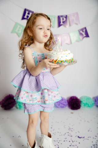 Birthday Wishes Tunic Set-Ready to Ship