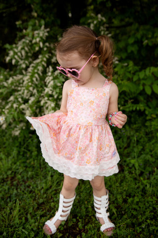 Sunset Bliss Skirted Romper