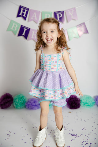 Birthday Wishes Tunic Set-Ready to Ship