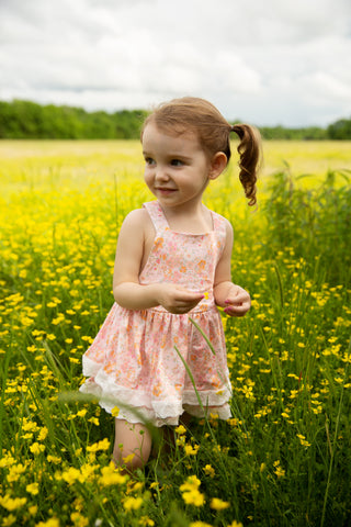 Sunset Bliss Skirted Romper