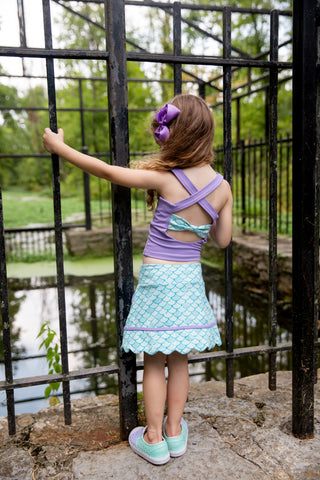 Part of Your World Twist Tank & Stride Skort Set