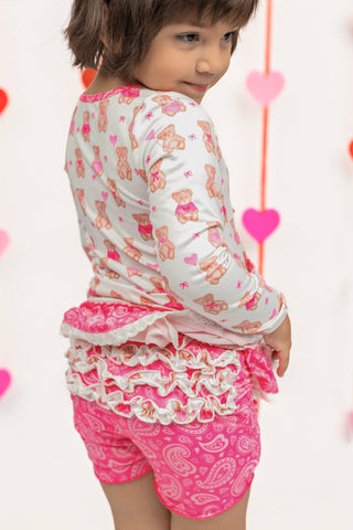 Beary Love Gown Set-Ready to Ship!