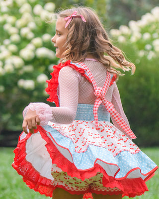 Cherry on Top Pinafore Set