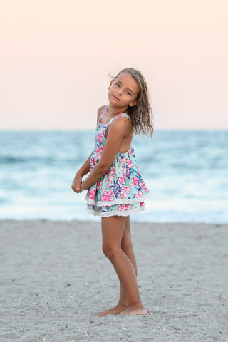 Turtle Skirted Romper