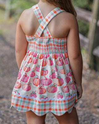 Plaid About Pumpkins Scalloped Tunic Set **Pre Order ETA Mid October**