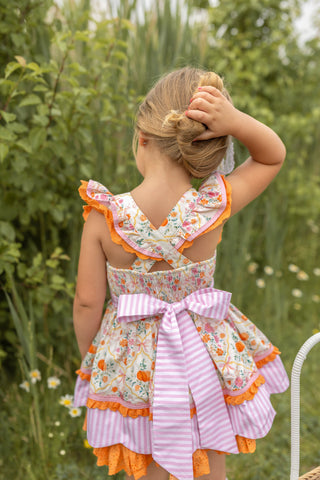 Pumpkin Patch Cutie Pinafore**Pre-Order mid September**