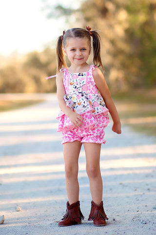 Country Charm Farmyard Friends Tunic Set- Ready to ship