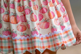 Plaid About Pumpkins Scalloped Tunic Set **Pre Order ETA Mid October**