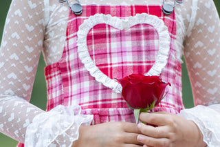 Sweetheart's Tartan Overalls Dress- **Pre-Order ship early Jan**