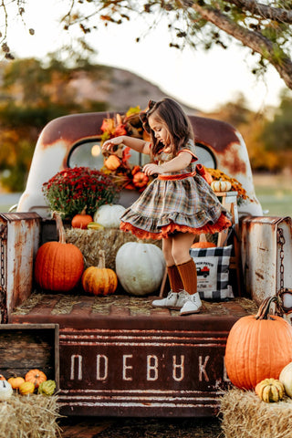 Golden Harvest Couture Dress