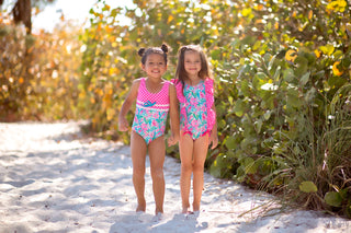 Seaside Summer Blooms Flutter Swim