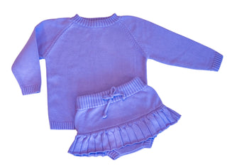 Stacies Violet Vibes Sweater & Skort