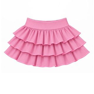 Skort- Ribbed Bamboo & Denim Skort *Pre-Order ETA early January**