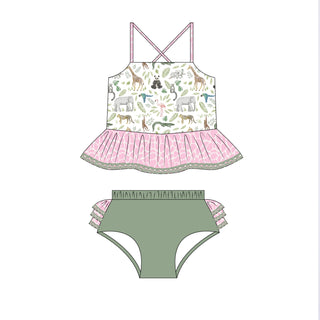 Adventures in the Wild Tankini Swimsuit ** Pre-Order ETA end of April **