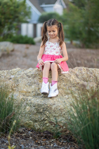 Rosy Bouquest Bliss-Tunic Set