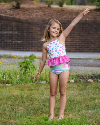 Cupcake Wishes Topped with Sprinkles Tankini Swimsuit