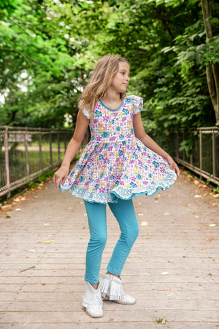Falling for Teal 3 Piece Playset