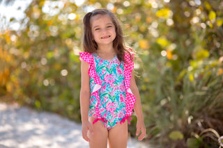 Seaside Summer Blooms Flutter Swim