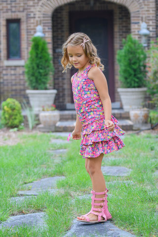 Cherry Blossom Tank and Skort Set
