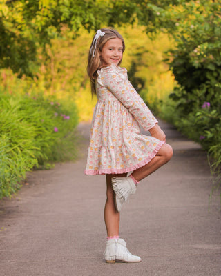 Blushing Pumpkins Twirl Dress **Pre-order ETA end of October**