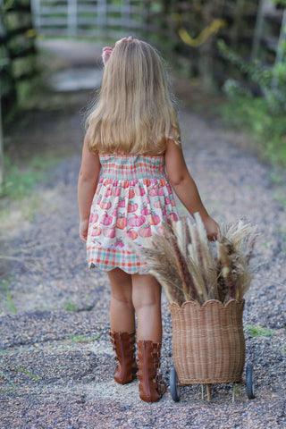 Plaid About Pumpkins Scalloped Tunic Set **Pre Order ETA Mid October**