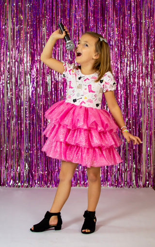 "In My Era"-Tulle Dress Set! Ready to Ship ***Imperfect due to glitter**