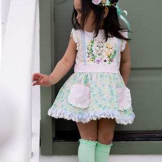 Mint for Spring- Skirted Romper