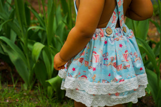 The Circus is in Town- Skirted Romper-RTS