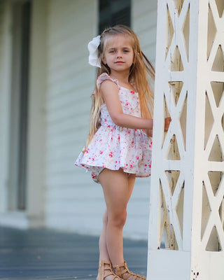 Rose Garden Skirted Romper