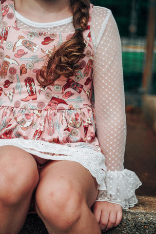 Country Girl Skirted Romper