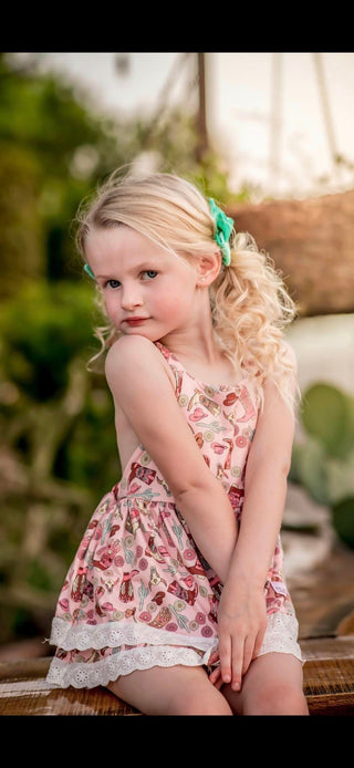 Country Girl Skirted Romper