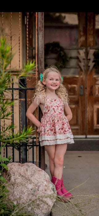 Country Girl Skirted Romper