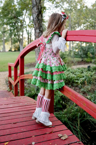 Candy Cane Lane Twirl Dress